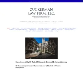 Zuckermanfirm.com(Zuckerman Law Firm LLC) Screenshot