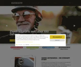 Zuendapp.com(Zündapp) Screenshot