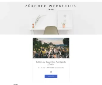 Zuercherwerbeclub.ch(Zürcher Werbeclub ZW) Screenshot
