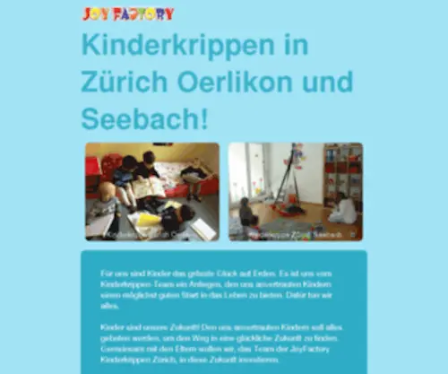 Zuerich-Kinderkrippe.ch(Zürich) Screenshot