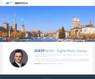 Zuestmedia.ch(Digital Media Startup) Screenshot