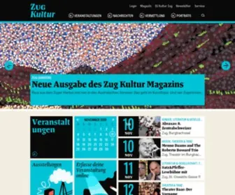 Zugkultur.ch(Zug Kultur) Screenshot