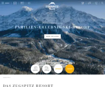 Zugspitz-Resort.at(Zugspitz Resort) Screenshot