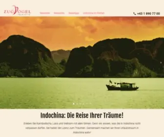 ZugVogeltouristik.de(Indochina-Reisen) Screenshot