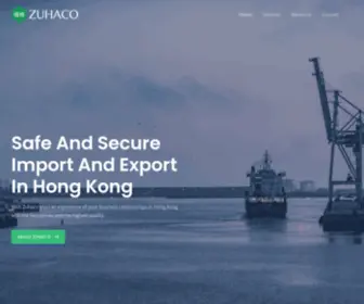 Zuhaco.com(Safe And Secure Import And Export In Hong Kong) Screenshot