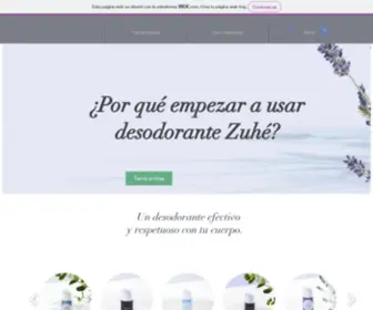 Zuhenatural.com(Zuhé Natural) Screenshot