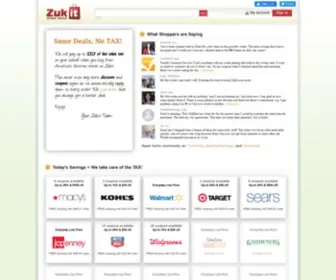 Zukit.com(Beyond Discount) Screenshot