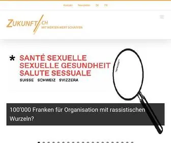 Zukunft-CH.ch(Stiftung Zukunft CH) Screenshot