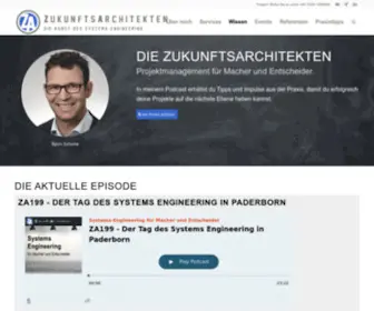 Zukunftsarchitekten-Podcast.de(Zukunftsarchitekten Podcast) Screenshot