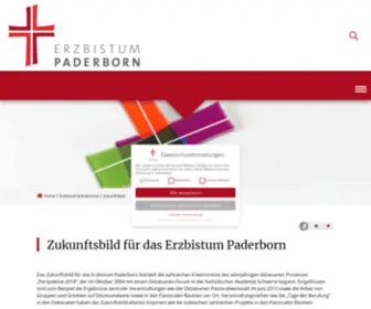 Zukunftsbild-Paderborn.de(Zukunftsbild & Diözesaner Weg) Screenshot