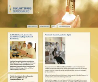 Zukunftspreis-Brandenburg.de(Unternehmen mit besonderen Leistungen) Screenshot