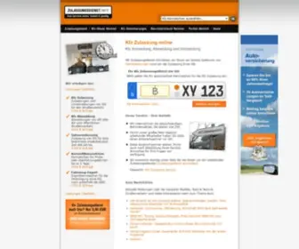 Zulassungsdienst.info(Zulassungsdienst info) Screenshot