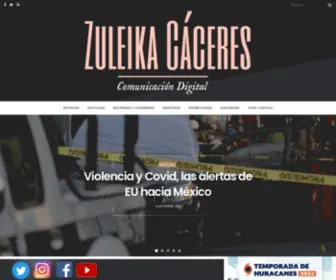 Zuleika-Caceres.com(Zuleika Cáceres) Screenshot