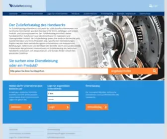Zulika.de(Zulieferkatalog des Handwerks) Screenshot