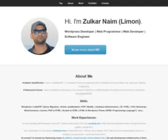 Zulkarnaim.info(Webpage of Zulkar Naim) Screenshot