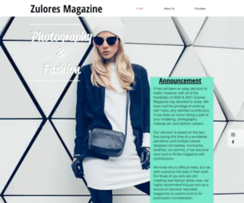 Zulores.com(Fashion Magazine) Screenshot