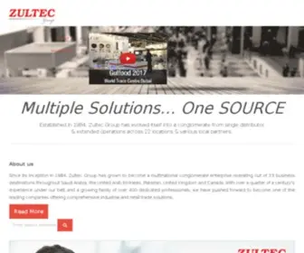 Zultec.com(ZULTEC Group) Screenshot