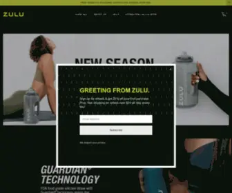 Zuluathletic.com(Zulu Athletic) Screenshot