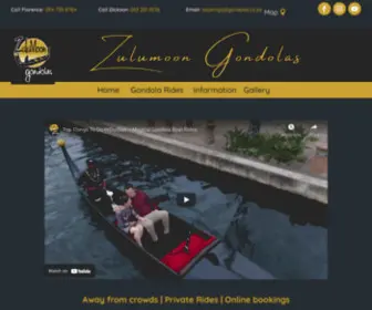 Zulumoongondolas.co.za(Gondola Boat Rides in Durban) Screenshot