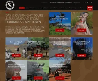 Zulusafaris.com(#1 Durban Tours. Zulu Safaris) Screenshot