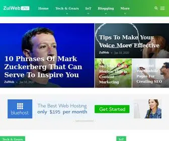 Zulweb.com(Learn Tech Blogging) Screenshot