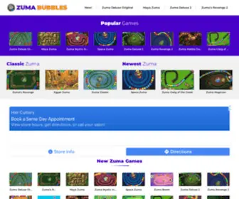 Zumabubbles.com(✅ ZUMA GAMES ONLINE) Screenshot