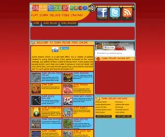 Zumadeluxefreeonline.info(Zuma deluxe free online) Screenshot