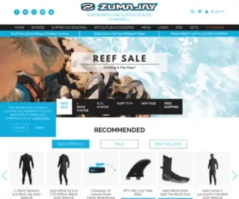 Zumajay.co.uk(Surfboards & Surfshop Bude Cornwall) Screenshot