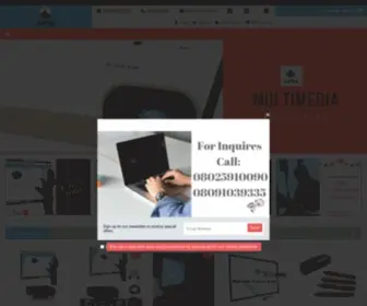 Zumamall.com(Home of Interactive whiteboard in Nigeria) Screenshot