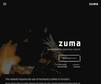 Zumarestaurant.com(Contemporary Japanese Cuisine) Screenshot