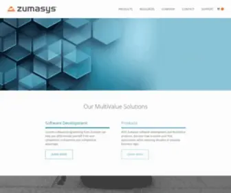 Zumasys.com(Zumasys develops innovative software products and) Screenshot