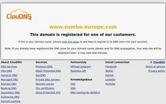 Zumba-Europe.com(Zumba Europe) Screenshot