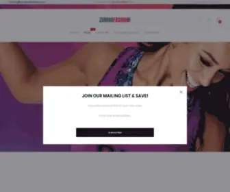 Zumbafashion.com(ZumbaFashion) Screenshot