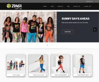 Zumbashop-Sea.com(Zumba Shop SEA) Screenshot