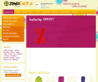 Zumbashop.sk(Zumba Shop) Screenshot