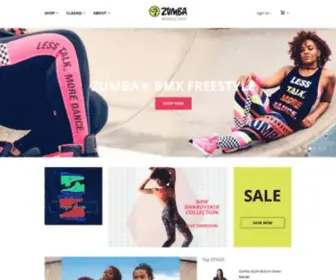 Zumbawear-ME.com(Zumba®) Screenshot