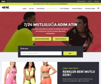 Zumbawearturkiye.com(Zumba®) Screenshot