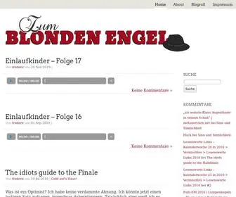 Zumblondenengel.de(Zum Blonden Engel) Screenshot