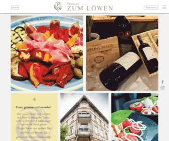Zumloewen-Winti.ch(Restaurant zum Löwen) Screenshot