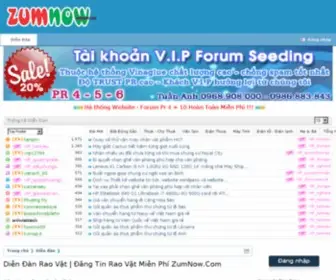 Zumnow.com(Diễn Đàn Rao Vặt) Screenshot