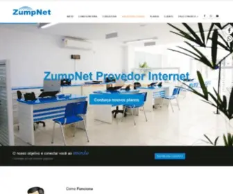 Zumpnet.com.br(Somos a Empresa de maior cobertura em Internet sem fio na Cidade de Santa Maria) Screenshot