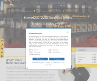 Zumschwanen.com(Hotel Restaurant zum Schwanen) Screenshot