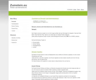 Zumstein.eu(Zumstein) Screenshot