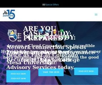 Zunesis.com(IT Service Provider) Screenshot