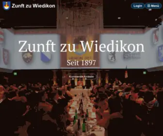 Zunft-ZU-Wiedikon.ch(Zunft zu Wiedikon) Screenshot