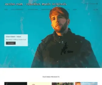 Zunior.com(Canadian Music Originals since 2004) Screenshot