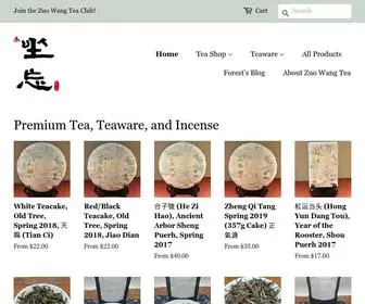 Zuowangtea.com(Zuo Wang Tea) Screenshot