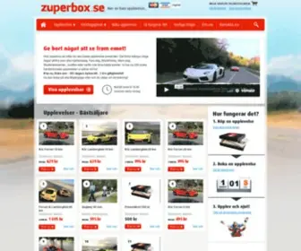 Zuperbox.se(Presentkort till över 250 coola upplevelser) Screenshot