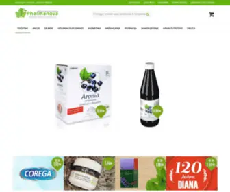 Zupharmanova.com(Apoteke Pharmanova) Screenshot