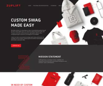 Zuplift.com(The Better Way To Buy Custom Promotional Products) Screenshot